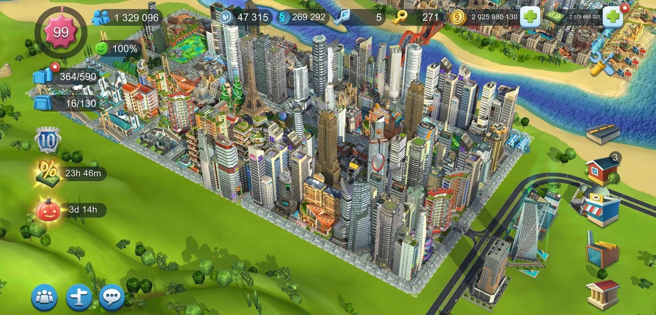 模拟城市无限金币绿钞破解版合集